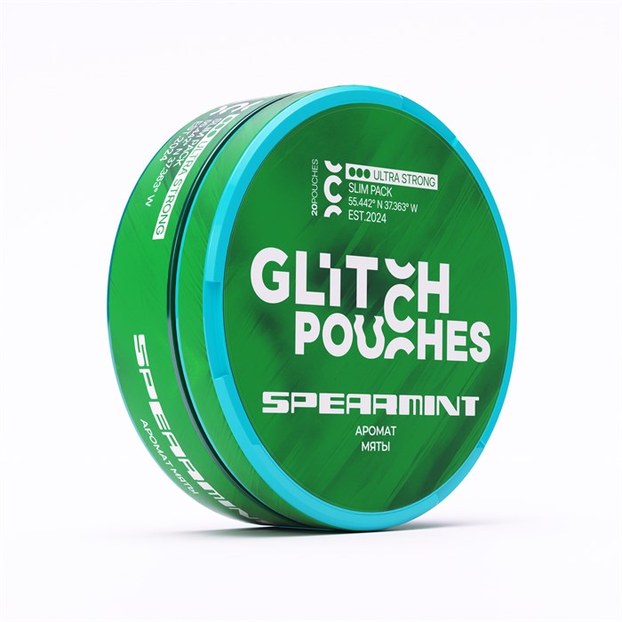 Табак жевательный Glitch Pouches - Spearmint ULTRA STRONG UqQSQF7Pj8OVCCk9pXfaD2 - фото 1205