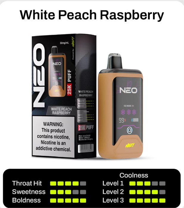 Nasty NEO 25k - White Peach Raspberry oN0Oe6UugQLmRkSwn0wTh3 - фото 1266