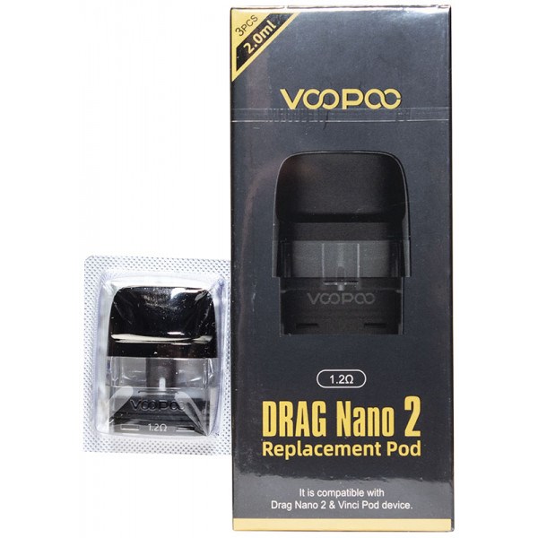 Voopoo Vinci DRAG Nano 2 Pod 1.2Ω (1 шт) vg49foZaiZsIlyb1ulxP33 - фото 1332