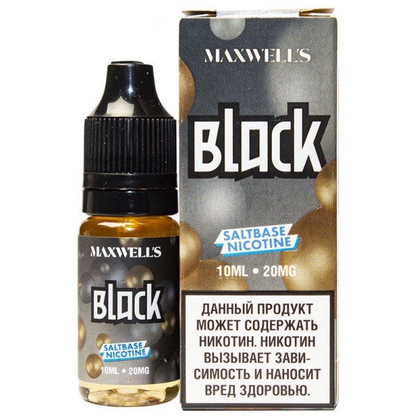 Maxwells SALT - Black 10мл 20 uqx-A88wjz6607gnWe1T80 - фото 133