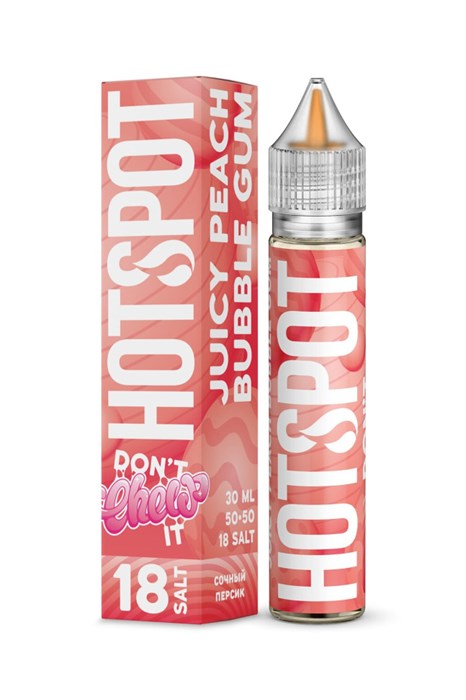 HOTSPOT DON'T Chew IT - Жвачка персиковая 30мл 20 deHQXagxhDFheLt4UYMZq0 - фото 1698