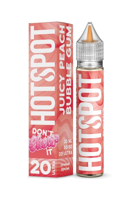 HOTSPOT DON'T Chew IT - Жвачка персиковая 30мл 20ULTRA USIXWygMhqQ36MDd0zqFP3 - фото 1851