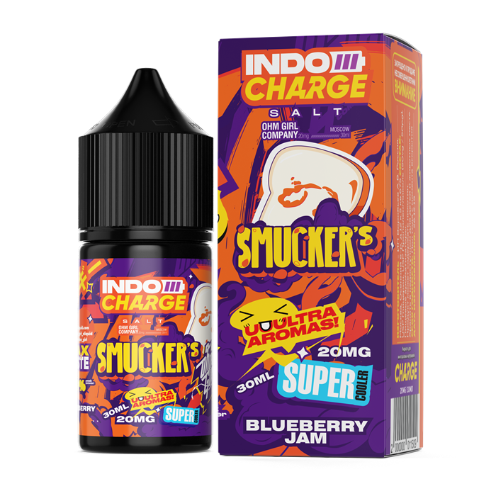 Indo Charge Ice - Smuckers 30мл 20 eM9h2zlggtgeDD-2EdLbU0 - фото 3847
