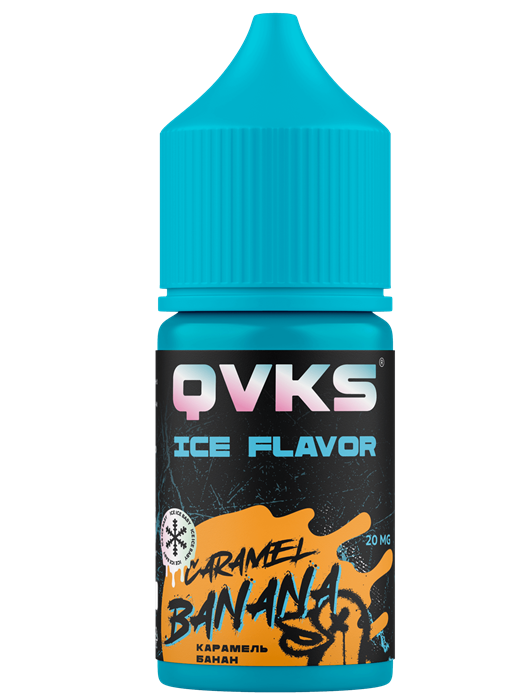QVKS ICE - Банан Карамель 13мл Z07dGlsZiAG6o2kYOlyhq3