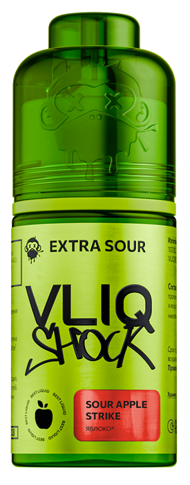 VLIQ Shock - Яблоко, Sour Apple Strike 12мл hLDV1VVUhGtVGggLRIpjr2