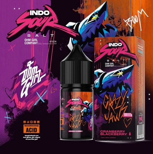 IndoSour - Crazy Jaws 30мл Hard fffV0PyKhgKKrfCfja3dq2 - фото 597