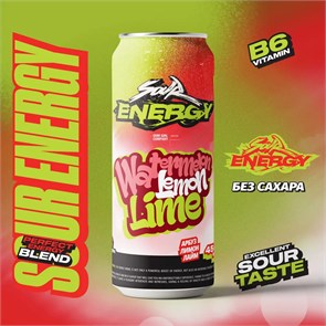 Sour Energy No Sugar АРБУЗ ЛИМОН ЛАЙМ 450мл pxZE077fizR3YU1Dhhov52